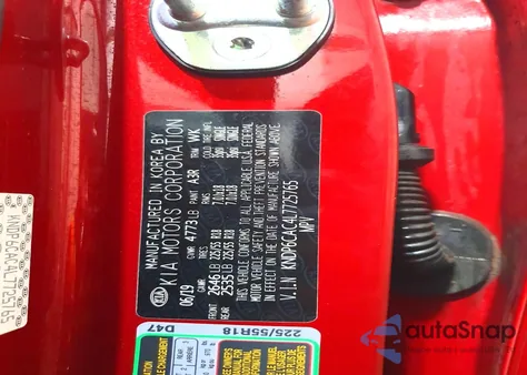 2020 Kia Sportage S z USA, uszkodzony, nr VIN KNDP6CAC4L7725765